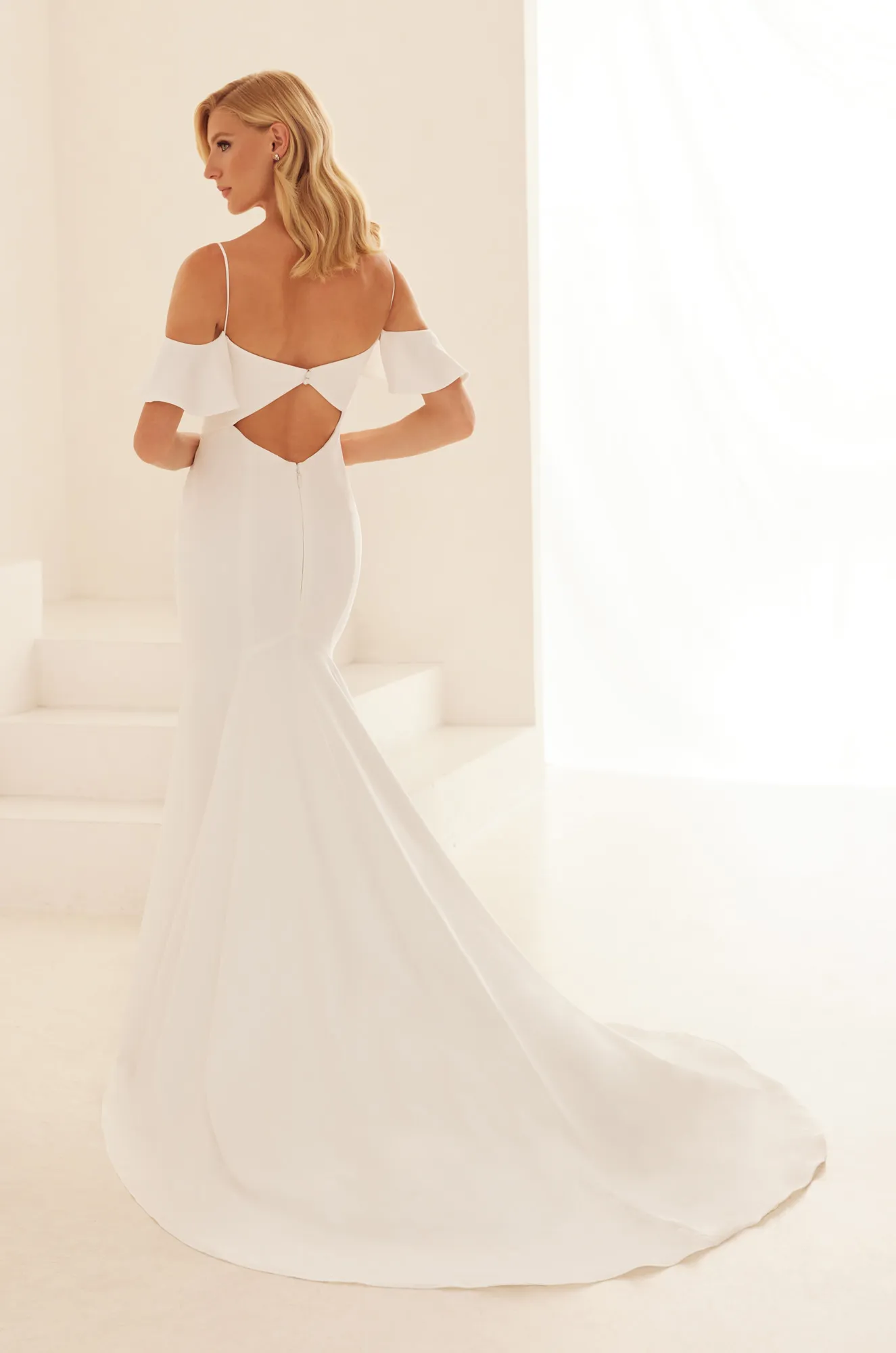 Butterfly Back Wedding Dress Style M2429 Mikaella Bridal